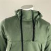 stone island felpa 61051 cappuccio doppia zip