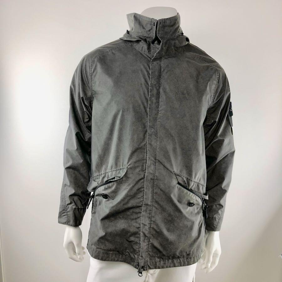 stone island parka 721542599 plated reflective with dust colour