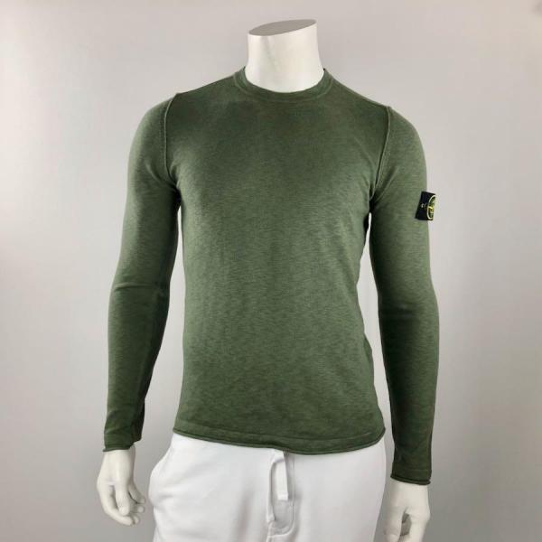 stone island maglia 502B0 cotone fiammato